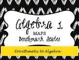 Algebra 1 MAFS Benchmark Scales-Not B.E.S.T. Standards