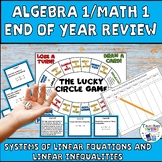 Algebra 1/Math 1 Systems of Equations/Ineq Task Card/Game 