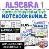 Algebra 1 Math Interactive Notebook - Master Guide + ALL F