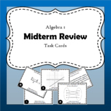 Algebra 1 Midterm Review Task Cards