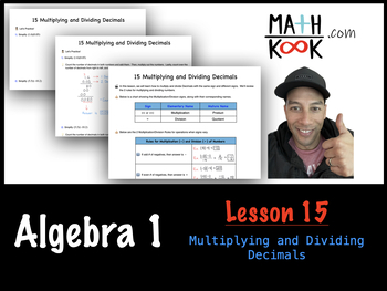 Preview of Algebra 1 - Multiplying and Dividing Decimals (15)
