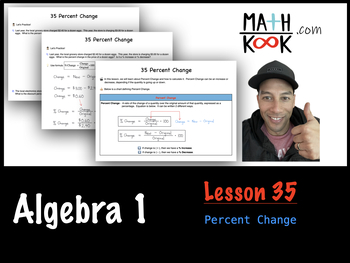 Preview of Algebra 1 - Percent Change (35)