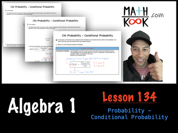 Preview of Algebra 1 - Probability - Conditional Probability (134)