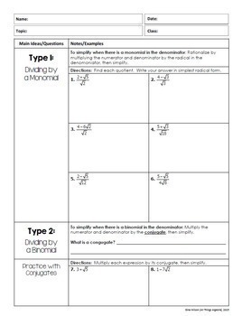 Radical Expressions and Equations (Algebra 1 Curriculum - Unit 11)