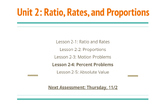 Algebra 1: Rates, Ratios, Proportions, Absolute Value, Wor