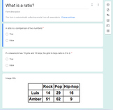Algebra 1 HW Bundle: Rates, Ratios, Proportions 