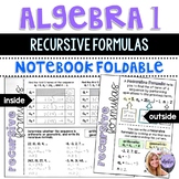 Algebra 1 - Recursive Formulas - Arithmetic & Geometric - 