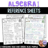 Algebra 1 Reference Sheet