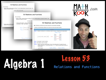 Preview of Algebra 1 -  Relations and Functions (53)