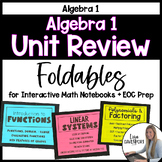 Algebra 1 Review Foldables - End of Year Review - Algebra 