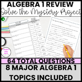 Algebra 1 Review Project | Review Activity | High School |