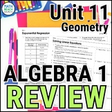 Algebra 1 Review and Final Exam - Unit 11 - Texas Algebra 