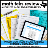Algebra 1 Review and Test Prep: TEKS | End of Year Algebra