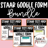 Algebra 1 STAAR Test Prep - Google Forms Bundle