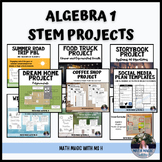 Algebra 1 STEM Project Activities Bundle