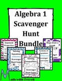 Algebra 1 Scavenger Hunt Bundle