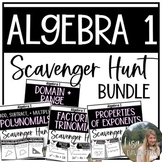 Algebra 1 Scavenger Hunt Bundle