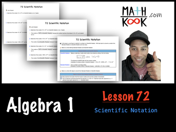 Preview of Algebra 1 - Scientific Notation (72)