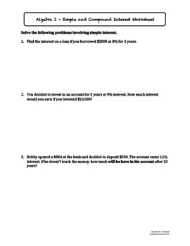 31 Continuous Compound Interest Worksheet With Answers - Worksheet
