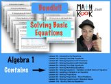 Algebra 1 - Solving Basic Equations - BUNDLE!!