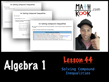 Preview of Algebra 1 - Solving Compound Inequalities (44)