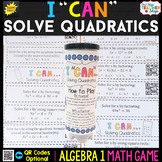 Algebra 1 Game | Solving Quadratics | Factoring, Square Ro