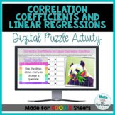 Algebra 1 Stats: Correlation Coefficient & Linear Regressi