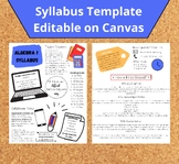 Algebra 1 Syllabus Template - Editable Version 2