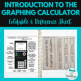 Algebra 1 TI-84+ Introduction to the Graphing Calculator Foldable