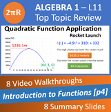 Intro to Functions 4 - Video Walkthroughs - Algebra 1 - Ls.11