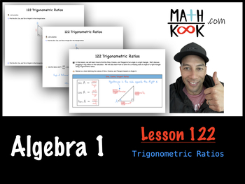 Preview of Algebra 1 - Trigonometric Ratios (122)