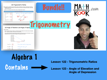 Preview of Algebra 1 - Trigonometry - BUNDLE!!