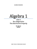 Algebra 1 - Unit 1 - The Distributive Property by ACT 720