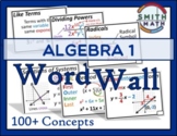 Algebra 1 Word Wall