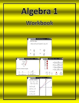Preview of Algebra 1 Workbook (2018)