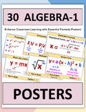 Algebra 1 and 2 Classroom Posters - 17x11 inch size - Form