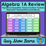 Algebra 1 End of Year EOC Review Game (Part A)