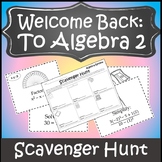 Algebra 2 Back to School Review {Algebra 2 Review Beginnin