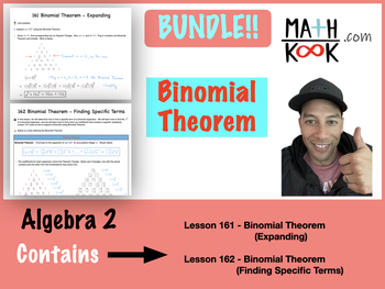 Preview of Algebra 2 - Binomial Theorem - BUNDLE!!