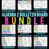 Algebra 2 Bulletin Board Bundle