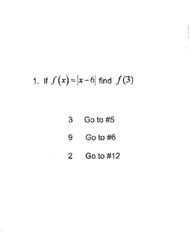 Preview of Algebra 2 Chapter 2 Scavenger Hunt