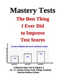 Algebra 2  Common Core Mastery Tests for Algebra 1 Review/