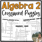Algebra 2 Crossword Puzzles