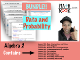Algebra 2 - Data and Probability  - BUNDLE!!
