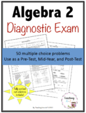 Algebra 2 Diagnostic Test