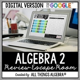 Algebra 2 EOC Review | Escape Room Activity (GOOGLE SLIDES