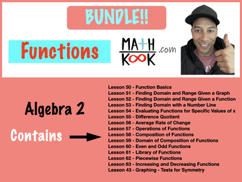 Preview of Algebra 2 - Functions - BUNDLE!!