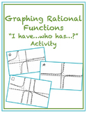 Algebra 2 Graphing Rational Functions (Matching Graphs and