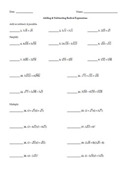 algebra 2 sample problems