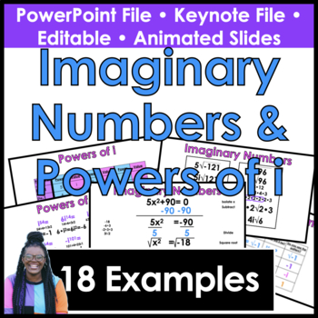 Preview of Algebra 2 | Imaginary Numbers and Powers of i PowerPoint Lesson
